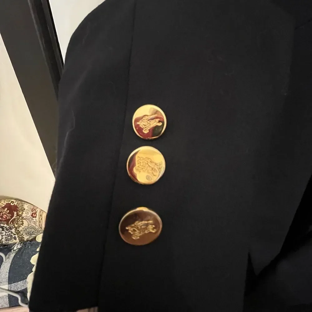 Burberry’s Dark Navy Blue Sports Jacket